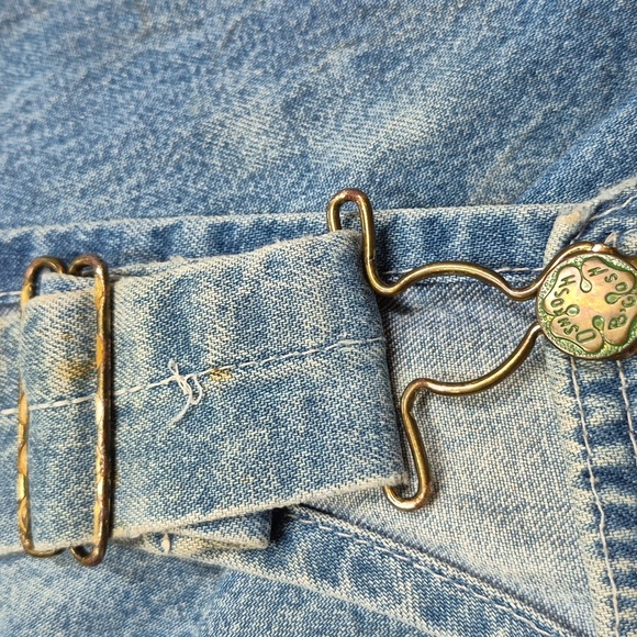 OshKosh B'Gosh Vintage Denim Overalls - Size 38 ** Stained - Picture 15 of 15